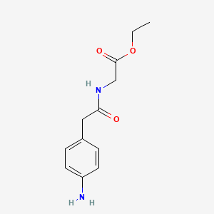 Ethyl (2-(4-aminophenyl)acetyl)glycinate