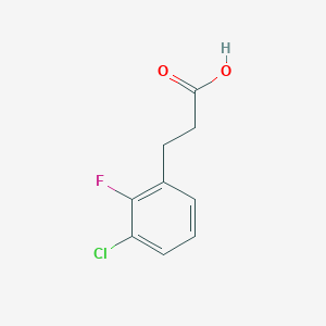 molecular formula C9H8ClFO2 B1352162 3-(3-Chloro-2-fluorophenyl)propanoic acid CAS No. 886498-12-0