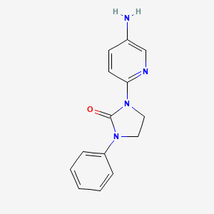 1-(5-Aminopyridin-2-yl)-3-phenylimidazolidin-2-one