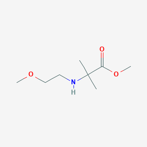 Methyl 2-((2-methoxyethyl)amino)-2-methylpropanoate