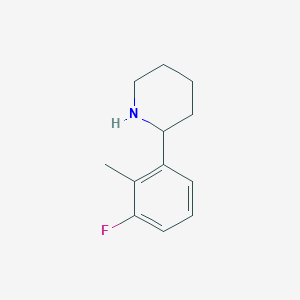 2-(3-Fluoro-2-methylphenyl)piperidine