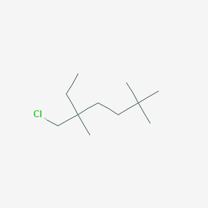 5-(Chloromethyl)-2,2,5-trimethylheptane