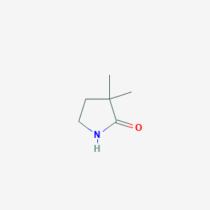molecular formula C6H11NO B1352183 3,3-Dimethyl-2-pyrrolidinone CAS No. 4831-43-0