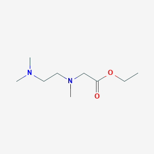 molecular formula C9H20N2O2 B13521850 Ethyl n-(2-(dimethylamino)ethyl)-n-methylglycinate CAS No. 86178-07-6