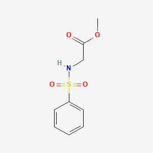 molecular formula C9H11NO4S B1352186 N-(Phenylsulfonyl)glycine Methyl Ester CAS No. 69398-48-7