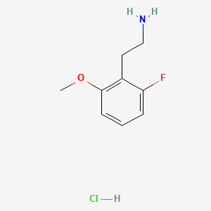 2-(2-Fluoro-6-methoxyphenyl)ethan-1-amine hydrochloride