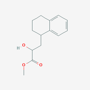 Methyl 2-hydroxy-3-(1,2,3,4-tetrahydronaphthalen-1-yl)propanoate