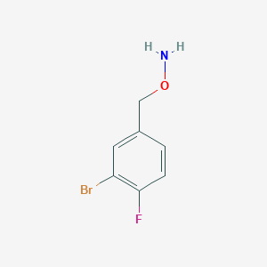 molecular formula C7H7BrFNO B13521935 O-(3-Bromo-4-fluorobenzyl)hydroxylamine 