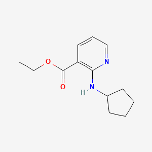 Ethyl 2-(cyclopentylamino)nicotinate