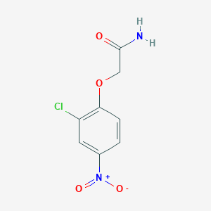 molecular formula C8H7ClN2O4 B1352196 2-(2-Chloro-4-nitrophenoxy)acetamide CAS No. 804505-18-8
