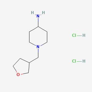 1-[(Oxolan-3-yl)methyl]piperidin-4-aminedihydrochloride