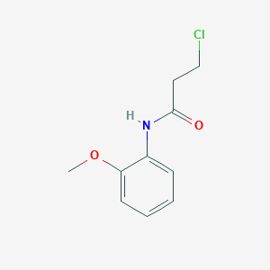 molecular formula C10H12ClNO2 B1352198 3-chloro-N-(2-methoxyphenyl)propanamide CAS No. 55860-23-6
