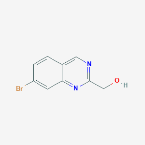 molecular formula C9H7BrN2O B13521987 (7-Bromoquinazolin-2-yl)methanol 