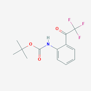 tert-butyl N-[2-(trifluoroacetyl)phenyl]carbamate