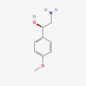 molecular formula C9H13NO2 B13522023 (1R)-2-amino-1-(4-methoxyphenyl)ethan-1-ol CAS No. 46084-23-5