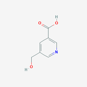 molecular formula C7H7NO3 B13522028 5-(Hydroxymethyl)nicotinic acid 