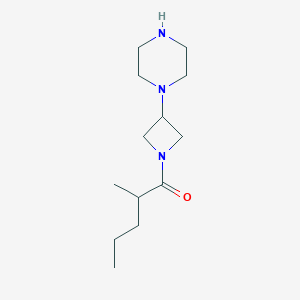 2-Methyl-1-(3-(piperazin-1-yl)azetidin-1-yl)pentan-1-one