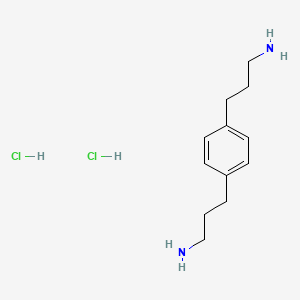 3-[4-(3-Aminopropyl)phenyl]propan-1-aminedihydrochloride