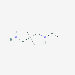 molecular formula C7H18N2 B13522064 n1-Ethyl-2,2-dimethylpropane-1,3-diamine 