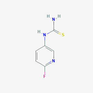 molecular formula C6H6FN3S B13522119 (6-Fluoropyridin-3-yl)thiourea 