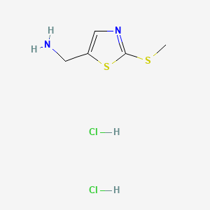 1-[2-(Methylsulfanyl)-1,3-thiazol-5-yl]methanaminedihydrochloride