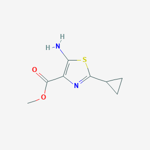 Methyl 5-amino-2-cyclopropylthiazole-4-carboxylate