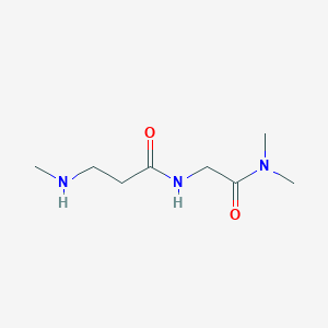 N-[(dimethylcarbamoyl)methyl]-3-(methylamino)propanamide