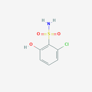 molecular formula C6H6ClNO3S B13522254 2-Chloro-6-hydroxybenzenesulfonamide CAS No. 82020-62-0