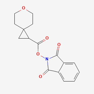 (1,3-dioxoisoindol-2-yl) 6-oxaspiro[2.5]octane-2-carboxylate