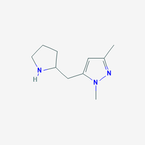 1,3-Dimethyl-5-(pyrrolidin-2-ylmethyl)-1h-pyrazole