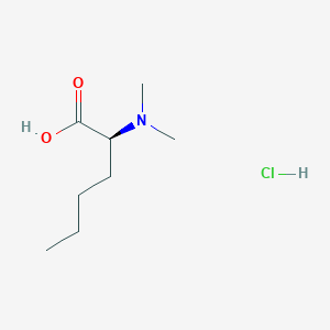 (2S)-2-(dimethylamino)hexanoicacidhydrochloride