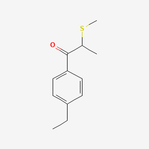 1-(4-Ethylphenyl)-2-(methylthio)propan-1-one