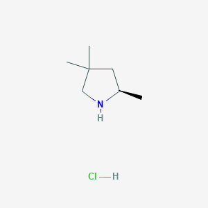 (2R)-2,4,4-trimethylpyrrolidine hydrochloride