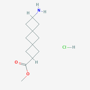 Methyl 8-aminodispiro[3.1.36.14]decane-2-carboxylate hydrochloride