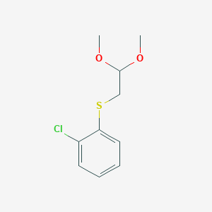 (2-Chlorophenyl)(2,2-dimethoxyethyl)sulfane