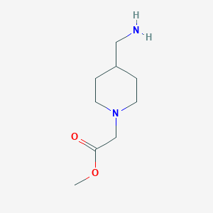 Methyl 2-(4-(aminomethyl)piperidin-1-yl)acetate