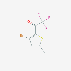 1-(3-Bromo-5-methylthiophen-2-yl)-2,2,2-trifluoroethan-1-one