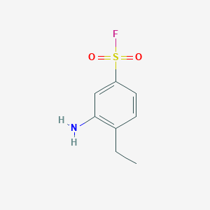 3-Amino-4-ethylbenzene-1-sulfonylfluoride