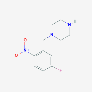 1-(5-Chloro-2-nitrobenzyl)piperazine