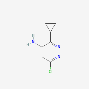 6-Chloro-3-cyclopropylpyridazin-4-amine