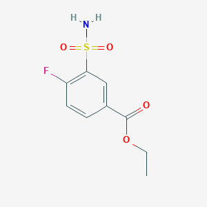 Ethyl 4-fluoro-3-sulfamoylbenzoate