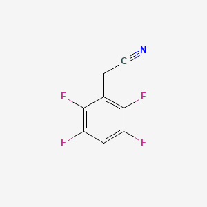 molecular formula C8H3F4N B13522583 2,3,5,6-Tetrafluorophenylacetonitrile 