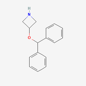 molecular formula C16H17NO B13522613 3-(Diphenylmethoxy)azetidine 