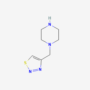 4-(Piperazin-1-ylmethyl)-1,2,3-thiadiazole