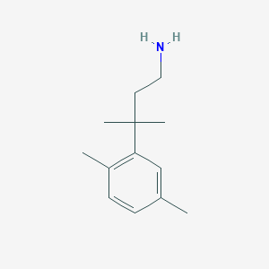 3-(2,5-Dimethylphenyl)-3-methylbutan-1-amine