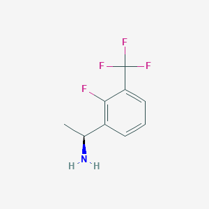 (1S)-1-[2-Fluoro-3-(trifluoromethyl)phenyl]ethylamine