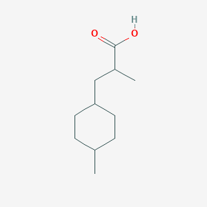 2-Methyl-3-(4-methylcyclohexyl)propanoic acid