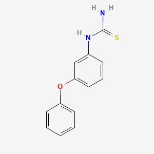 molecular formula C13H12N2OS B1352278 (3-Phenoxyphenyl)thiourea CAS No. 76839-22-0