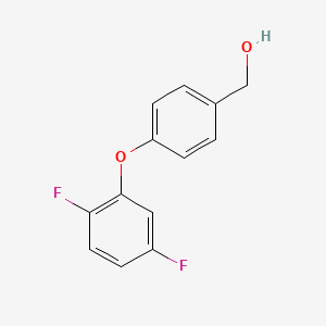 molecular formula C13H10F2O2 B13522784 [4-(2,5-Difluorophenoxy)phenyl]methanol 