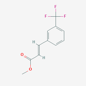 molecular formula C11H9F3O2 B1352279 3-(Trifluoromethyl)cinnamic acid methyl ester CAS No. 87087-35-2